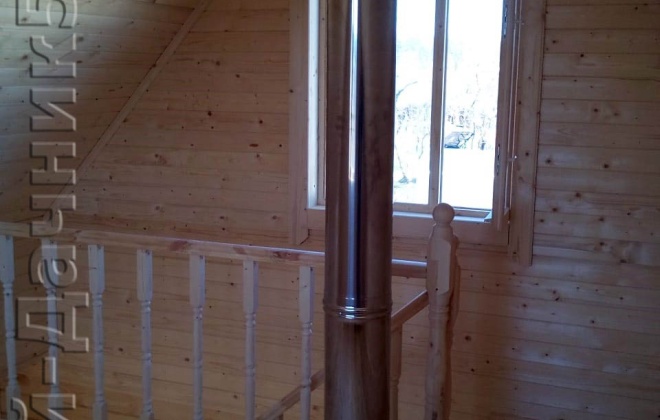 4 брусовой дом 4×7, 39 м², псковская область, псковский район, снт «пристань-1» (8)